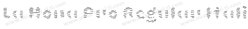 La Mona Pro Regular Italic字体转换